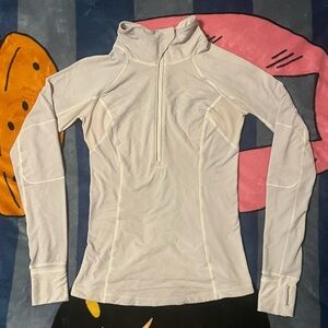 lululemon off-white activewear jacket